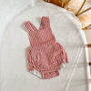 Candy Stripe Cross Back Romper Candy Stripe Cross Back Romper