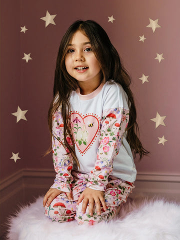 Fleur Harris Toadstool Slumber Sleep Set - Peach