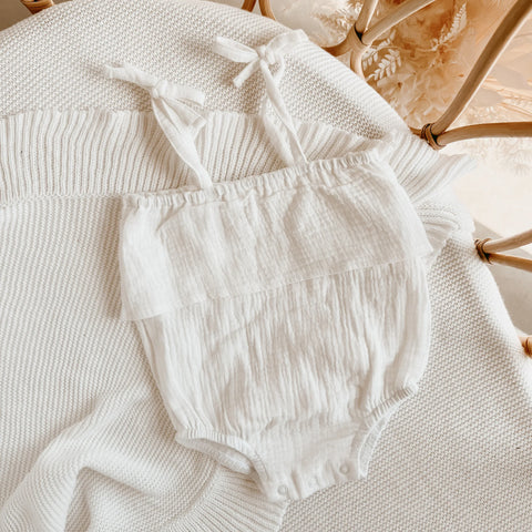 Muslin Frill Playsuit