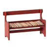 Maileg Bench for Mouse - Red. Maileg Bench for Mouse - Red.