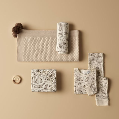 Wilson and Frenchy Marshmallow Knitted Bubble Blanket