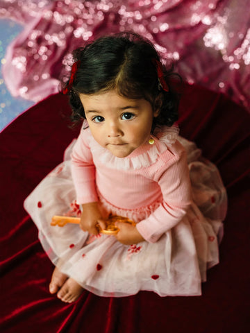Fleur Harris Flourish Tutu Bodysuit Dress - Pink
