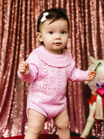 Fleur Harris Heart Romper - Lilac