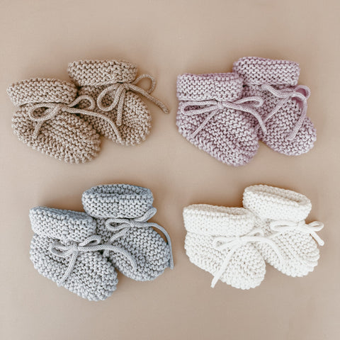 Mini Knit Booties