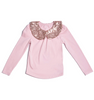 Sequin Collar Tee - Long sleeve - Y-004. Sequin Collar Tee - Long sleeve - Y-004.