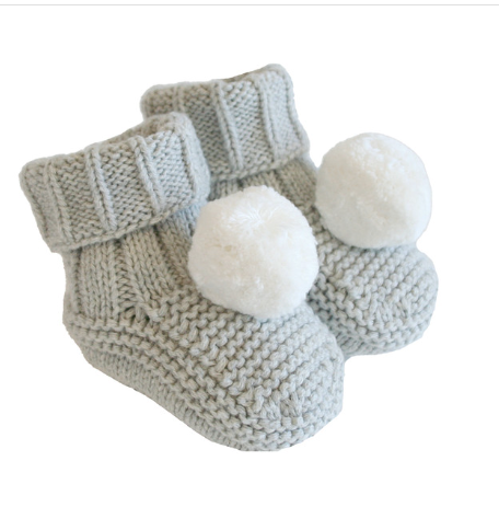 Alimrose Pom Pom Baby Socks