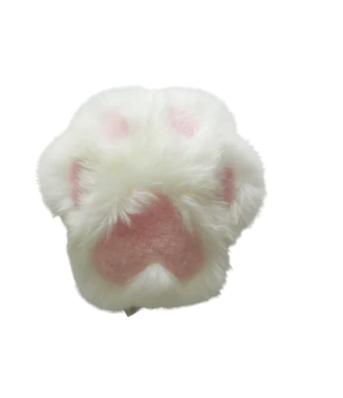 Long wool sheepskin Pet Paw Cushion
