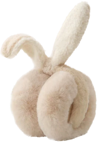 Faux Fur Bunny Ear Muffs (EMF01).