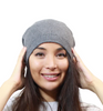 Adults Wool Beanie with Raccoon Fur Pom Pom - BR17 Adults Wool Beanie with Raccoon Fur Pom Pom - BR17