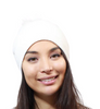 Adults Wool Beanie with Raccoon Fur Pom Pom - BR17 Adults Wool Beanie with Raccoon Fur Pom Pom - BR17