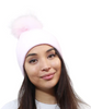 Adults Plain Wool Beanie with Raccoon Pom Pom -BR10. Adults Plain Wool Beanie with Raccoon Pom Pom -BR10.