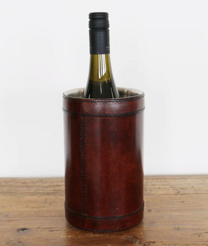 Sussex Leather Wine Cooler.