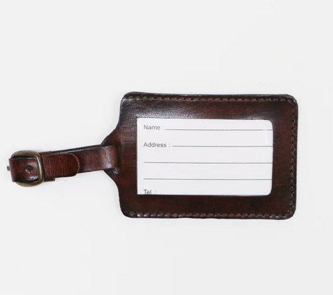 Leather Luggage Tag