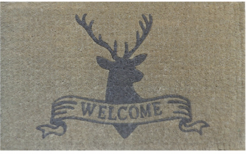Welcome Deer Mat