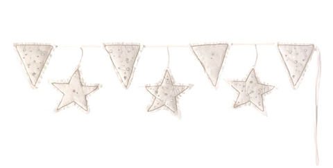 Bonne Mere Jewelled & Quilted Vintage Bunting.