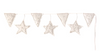 Bonne Mere Jewelled & Quilted Vintage Bunting. Bonne Mere Jewelled & Quilted Vintage Bunting.