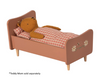 Maileg Wooden Bed Teddy Mum Rose. Maileg Wooden Bed Teddy Mum Rose.