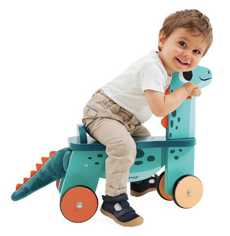Janod - Dino Ride On Portosaurus.