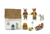 Gry & Sif Gingerbread House with Lighting Garland Gry & Sif Gingerbread House with Lighting Garland