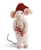 Gry & Sif Small Mouse with Candy Cane. Gry & Sif Small Mouse with Candy Cane.