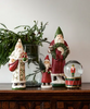 Vintage Santa with Light Up Wreath - DR0191. Vintage Santa with Light Up Wreath - DR0191.