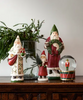 Vintage Santa with Light Up Wreath - DR0191.