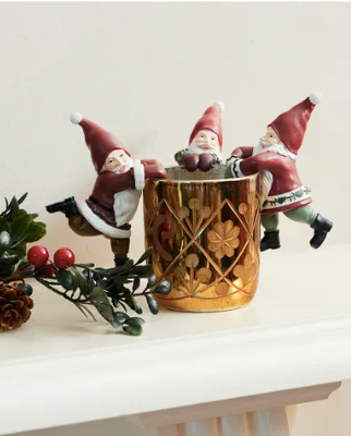 Vintage Santa Pot Holder - (3 pcs) -DR0194.