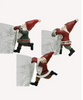 Vintage Santa Pot Holder - (3 pcs) -DR0194. Vintage Santa Pot Holder - (3 pcs) -DR0194.