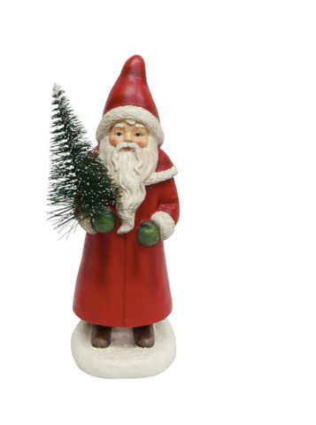 Vintage Santa with Tree -DR0197.