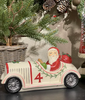 Vintage Santa in Car -DR0198.