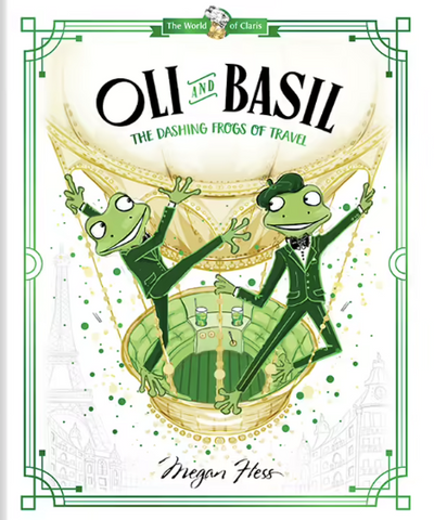 Book - Oli & Basil The Dashing Frogs of Travel.