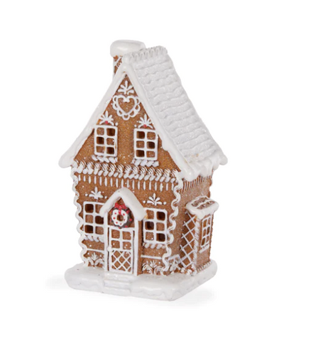 LED Gingerbread House with Chimney - CXJ007.