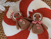 2 Assorted Hanging Gingerbread Bakers - CXA010