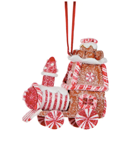 Gingerbread Train Hanging - AXB057