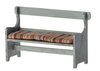 Maileg Bench for Mouse- Blue. Maileg Bench for Mouse- Blue.