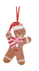 3 Assorted Gingerbread Men Hanging 3 Assorted Gingerbread Men Hanging