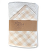 Fibre for Good Hooded Baby Bath Towel - Check Pattern - LY067CK Fibre for Good Hooded Baby Bath Towel - Check Pattern - LY067CK