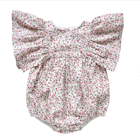 Daphne Ruffle Romper - Festival Floral