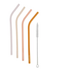Sunnylife Reusable silicone Straws (Set of 4) Sunnylife Reusable silicone Straws (Set of 4)