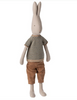 Maileg Rabbit with Striped Knit - Size 4. Maileg Rabbit with Striped Knit - Size 4.