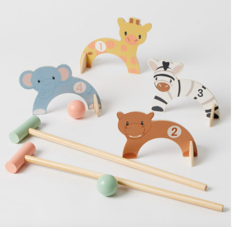 Animal Croquet Set.