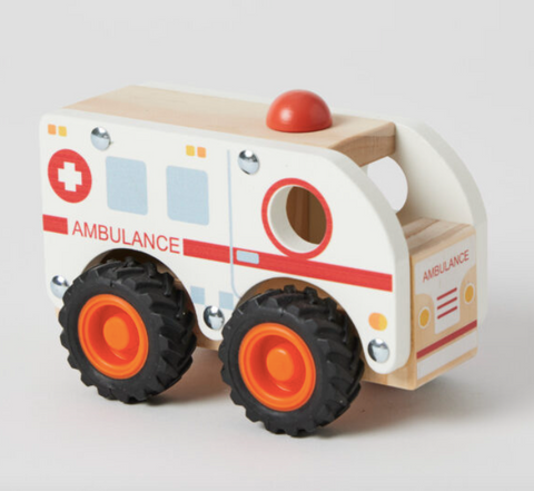 Wooden Rescue & Emergency Services Vehicles.