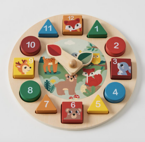 Clock Number & Shape Sorter.