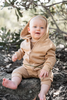 Fibre for Good - Cotton Fleece Long Sleeve Hooded Playsuit - LY099. Fibre for Good - Cotton Fleece Long Sleeve Hooded Playsuit - LY099.