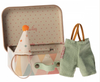 Maileg Clown Clothes in Suitcase - Little Brother Mouse. Maileg Clown Clothes in Suitcase - Little Brother Mouse.