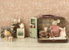 Maileg Jackets, Pants & Tie in Suitcase - Grandpa Mouse. Maileg Jackets, Pants & Tie in Suitcase - Grandpa Mouse.