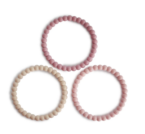 Moover Mushie Bracelet Teethers.