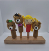 Knitted Finger Puppets. Knitted Finger Puppets.
