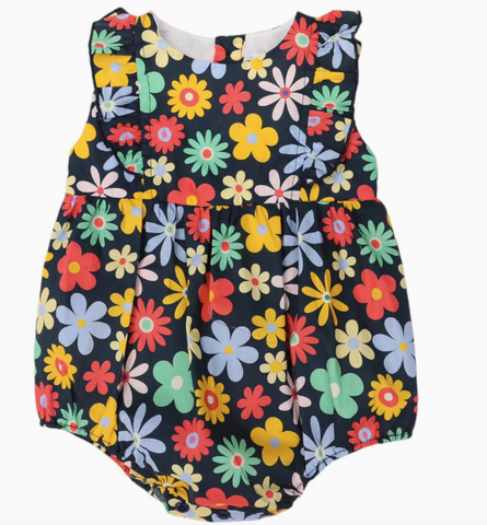 Korango Flower Print Sunsuit.