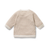 Cinnamon Stripe Organic Knitted Kimono Cardigan. Cinnamon Stripe Organic Knitted Kimono Cardigan.